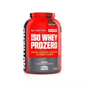 Nutrend Iso whey Prozero 2250 g - Chocolate Brownies