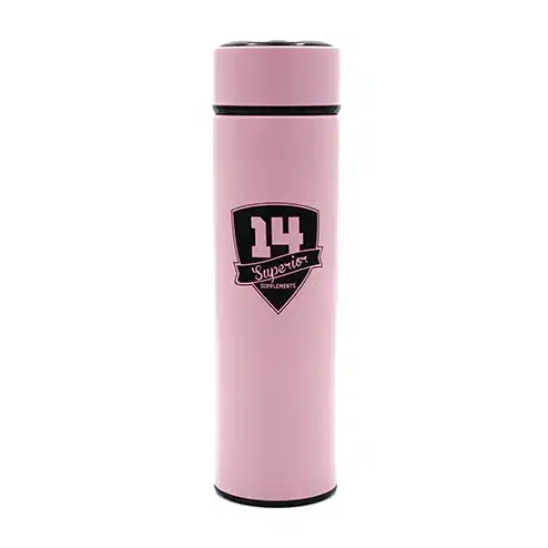 Superior14 Metal Slim Shaker/ termosz 500 ml - pink