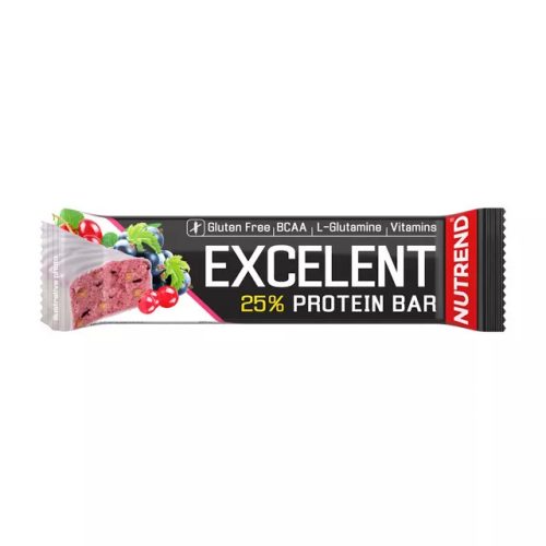 Nutrend Excelent Protein bar 85g - Blackcurrant+Cranberry