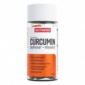 Nutrend Curcumin + Bioperine + Vitamin D - 60 kapszula
