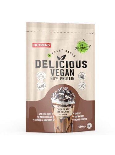 Nutrend Delicious Vegan Protein 450g - Chocolate + Hazelnut