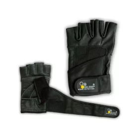   Olimp Hardcore Profi csuklószorítós edzőkesztyű (fekete) - XXL