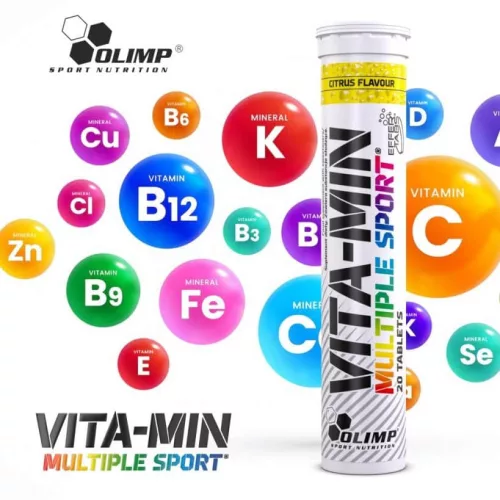 Olimp Vita-Min Multiple Sport 20 tabs citrus pezsgőtabletta