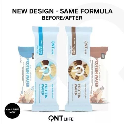 QNT Protein Wafer ostya (Protein Snack) 35g - joghurt-vanília