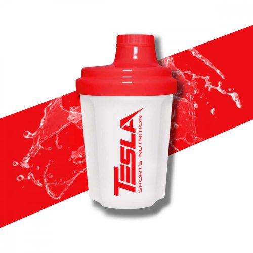 Tesla Shaker white/red 300ml