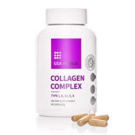   USA medical - Kollagén kapszula 5 féle kollagénnel COLLAGEN COMPLEX 60 db