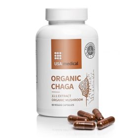   USA medical - Hamvaskéreg gomba kapszula acerola kivonattal ORGANIC CHAGA 60 db