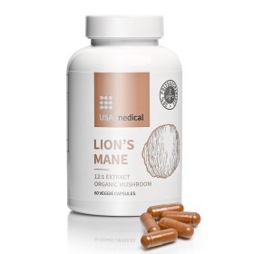   USA medical - Süngomba kapszula acerola kivonattal ORGANIC LION'S MANE 60 db 