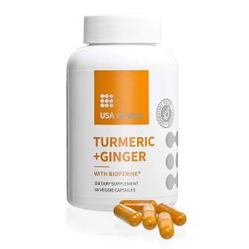   USA medical - Kurkuma gyömbérrel és BioPerine® feketeborssal TURMERIC+GINGER 60 db