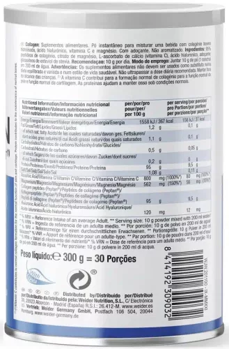 Weider Nutrition Collagen 300g -ízesítetlen 